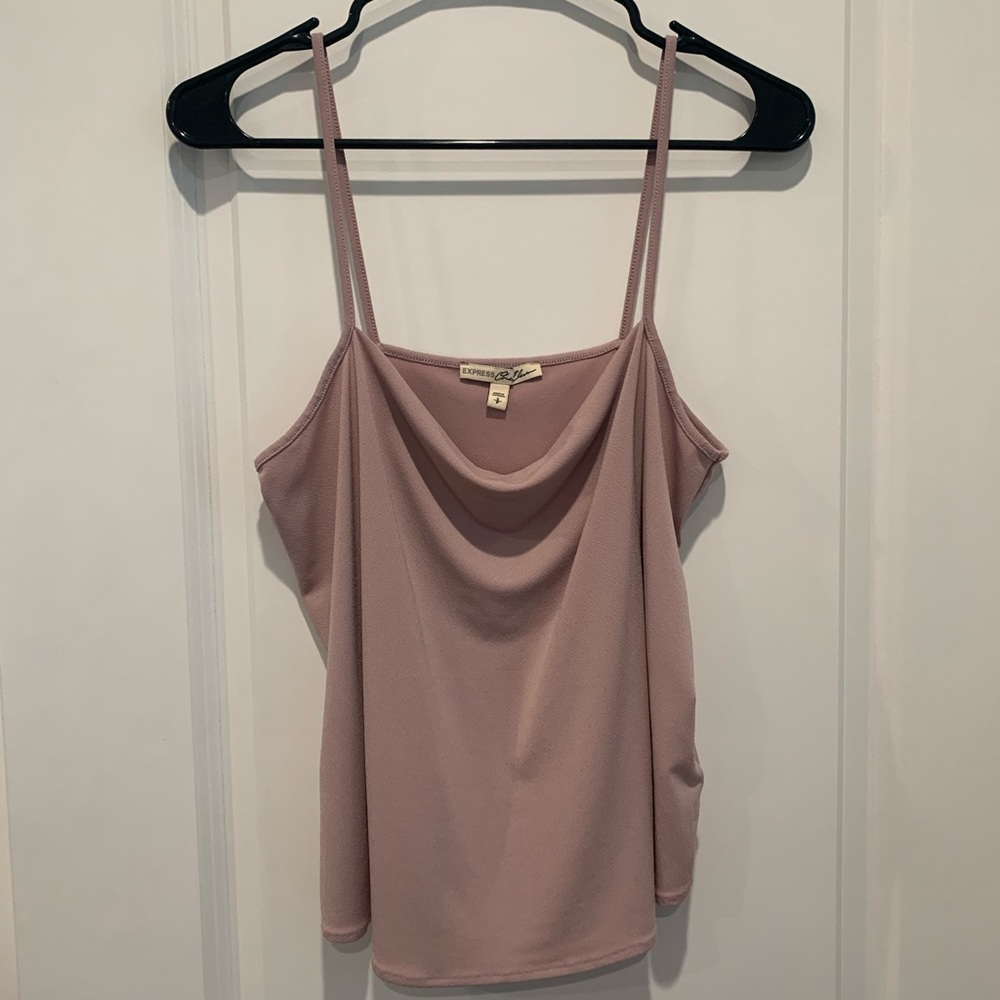 Cowl neck tank top